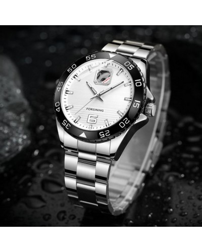Купити Forsining 8200 Silver-Black-White