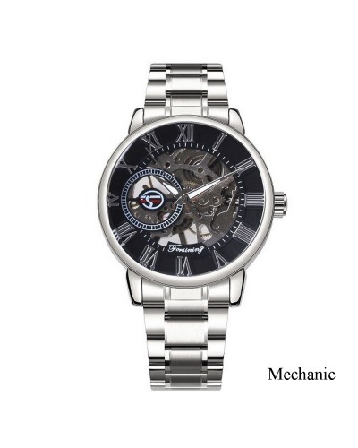 Купити Forsining 8099 Silver-Black