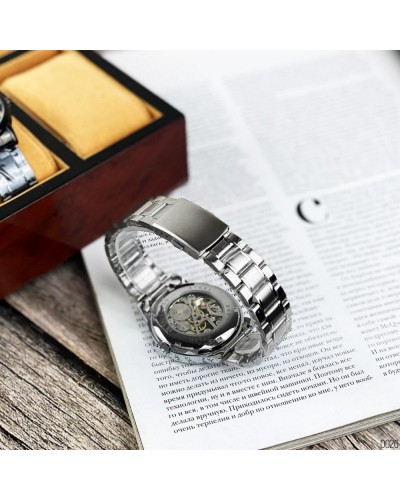 Купити Forsining 8099 Silver-White