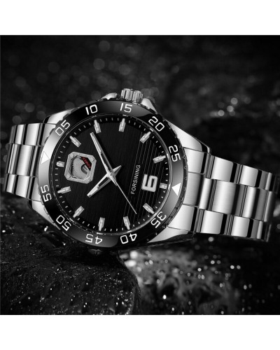 Купити Forsining 8200 Silver-Black
