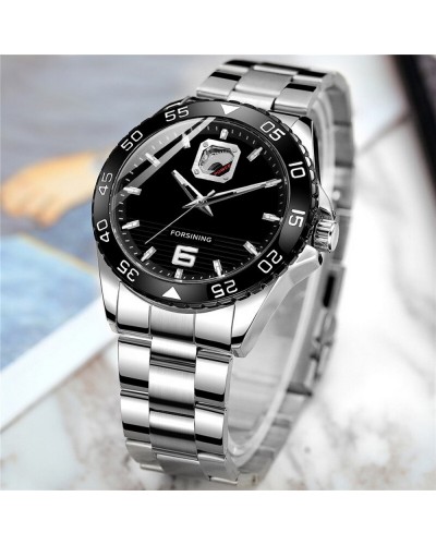 Купити Forsining 8200 Silver-Black