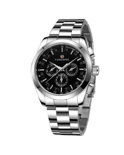Купить Forsining 6917 Silver-Black