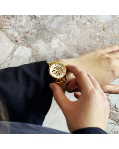 Купить Forsining 8099 Gold-White