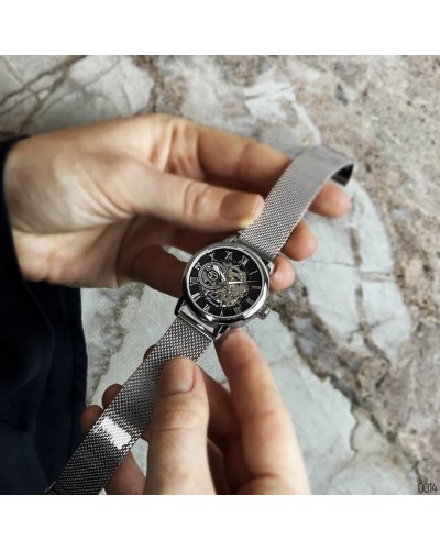 Купити Forsining 8099 Silver-Black