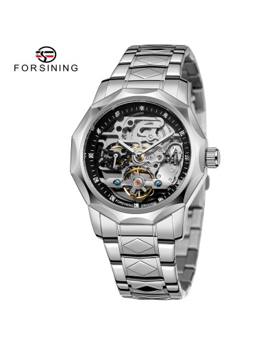 Купити Forsining 8240 Silver Black Купити Forsining 8240 Silver Black