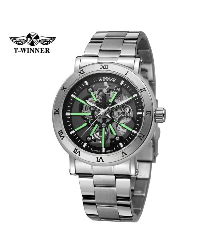 Купити Forsining 8256 Silver-Black Steel Купити Forsining 8256 Silver-Black Steel