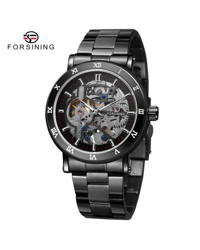 Купити Forsining 8253 All Black Steel Купити Forsining 8253 All Black Steel