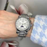 Жіночий механічний годинник Forsining 6918 Silver-White з автопідзаводом та сталевим браслетом