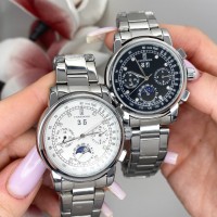 Жіночий механічний годинник Forsining 6918 Silver-White з автопідзаводом та сталевим браслетом