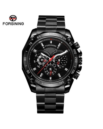 Купити Forsining 6910 All Black Steel Купити Forsining 6910 All Black Steel