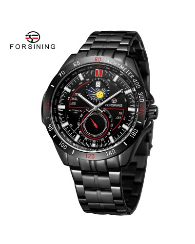 Купити Forsining 8238 All Black Steel Купити Forsining 8238 All Black Steel