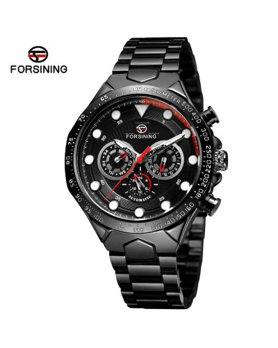 Купити Forsining 6911 All Black Steel