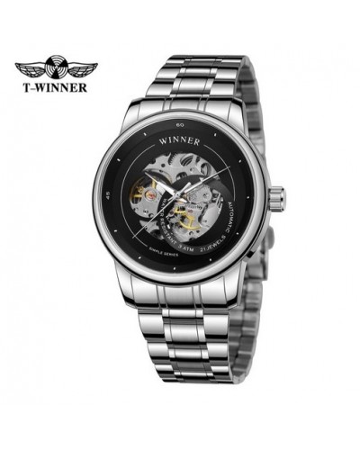 Купити Forsining 8190 Silver-Black Steel Купити Forsining 8190 Silver-Black Steel