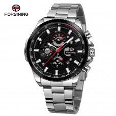 Forsining 6909 Silver-Black-Black