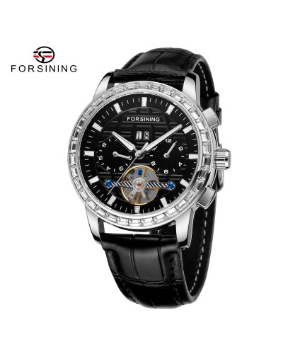 Купити Forsining 6920 Silver-Black Купити Forsining 6920 Silver-Black