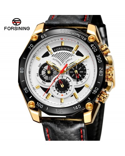 Купити Forsining 6910 Gold-White Купити Forsining 6910 Gold-White