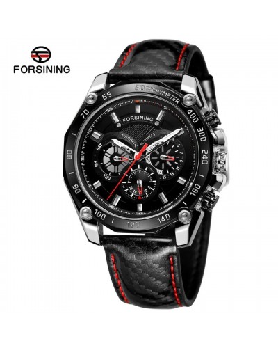 Купити Forsining 6910 Silver-Black Купити Forsining 6910 Silver-Black