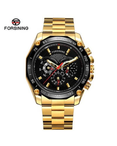 Купити Forsining 6910 Gold-Black Купити Forsining 6910 Gold-Black