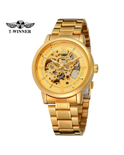 Купити Forsining 8173 Gold-Gold Steel
