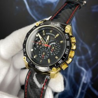Чоловічий механічний годинник Forsining 6910 Silver-Black з автопідзаводом та фазами місяця
