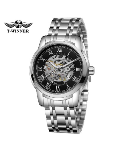 Купити Forsining 8250 Silver-Black Steel Купити Forsining 8250 Silver-Black Steel