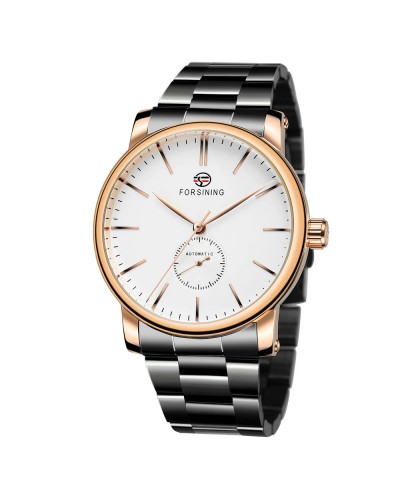 Купити Forsining 8214 Rose Gold-White