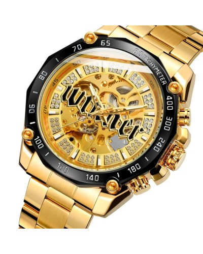 Купити Forsining 8186 Gold-Black