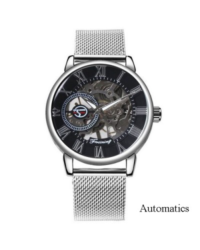Купити Forsining 8099A All Silver Mesh Купити Forsining 8099A All Silver Mesh