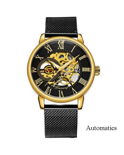 Купити Forsining 8099A Gold-Black Mesh Купити Forsining 8099A Gold-Black Mesh