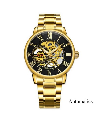 Купити Forsining 8099A Gold-Black Metal