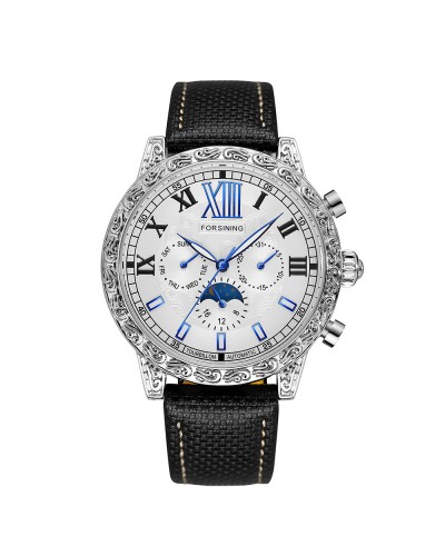 Купити Forsining 6923 Silver-White