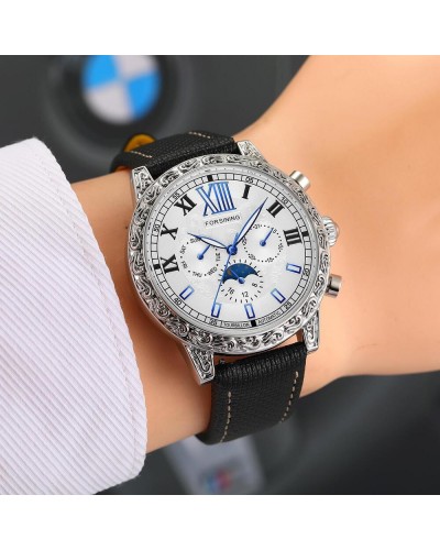 Купити Forsining 6923 Silver-White