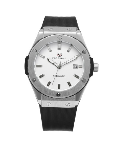 Купити Forsining 8107 Silver-White