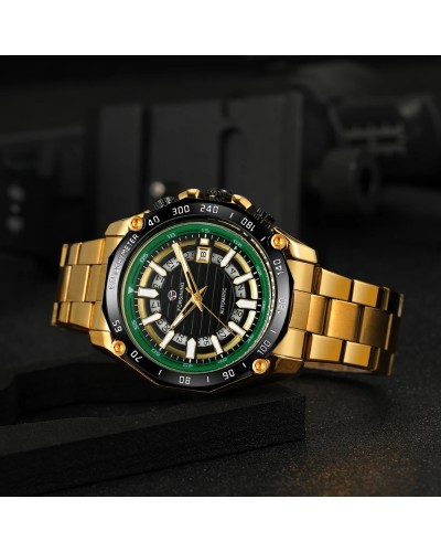 Купити Forsining 8279 Gold-Black-Green