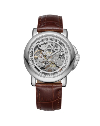 Купити Forsining 8156 Brown-Silver Купити Forsining 8156 Brown-Silver