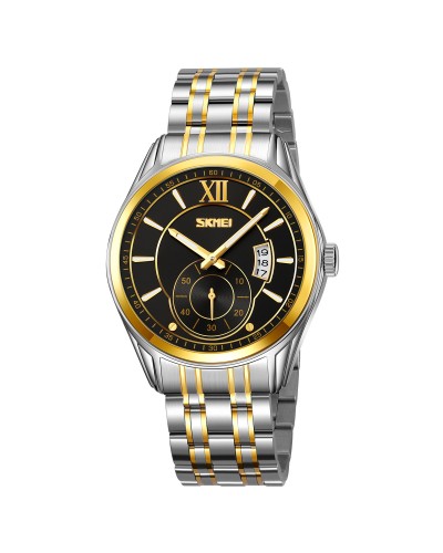 Купити Skmei 9319TGDBK Silver-Gold-Black