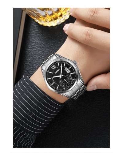 Купити Skmei 9319SIBK Silver-Black