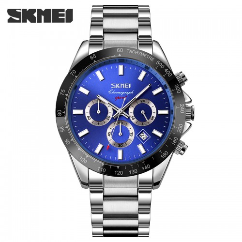 Купить Skmei 9259SIBU Silver-Blue Купить Skmei 9259SIBU Silver-Blue