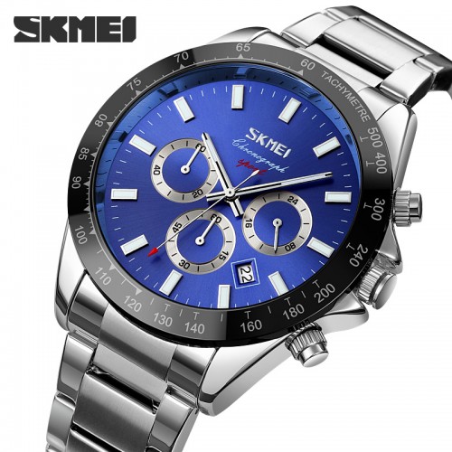 Купить Skmei 9259SIBU Silver-Blue Купить Skmei 9259SIBU Silver-Blue