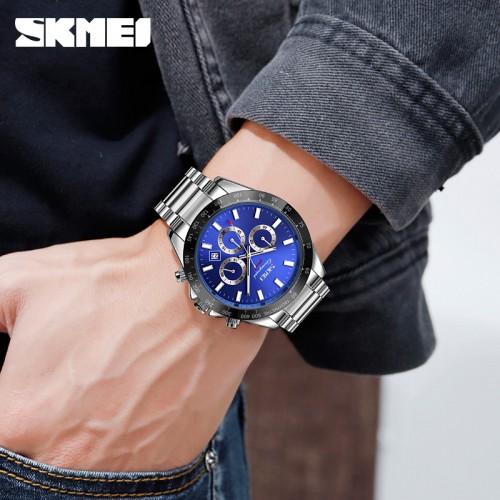 Купить Skmei 9259SIBU Silver-Blue Купить Skmei 9259SIBU Silver-Blue