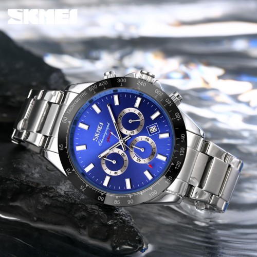 Купить Skmei 9259SIBU Silver-Blue Купить Skmei 9259SIBU Silver-Blue