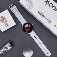 Розумний смарт-годинник Modfit Business Pro Grey зі сталевим корпусом та AMOLED дисплеєм