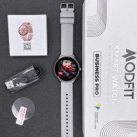 Розумний смарт-годинник Modfit Business Pro Grey зі сталевим корпусом та AMOLED дисплеєм