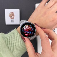 Розумний смарт-годинник Modfit Business Pro Grey зі сталевим корпусом та AMOLED дисплеєм