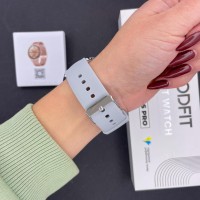 Розумний смарт-годинник Modfit Business Pro Grey зі сталевим корпусом та AMOLED дисплеєм