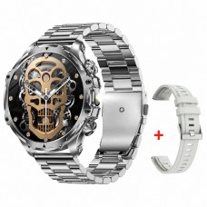Розумний годинник Modfit Tactic Blaze Silver Steel з металевим ремінцем та захистом IP67