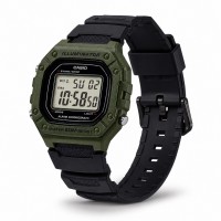 Чоловічий годинник Casio W-218H-3A — Спортивна модель з підсвічуванням та захистом 5 ATM