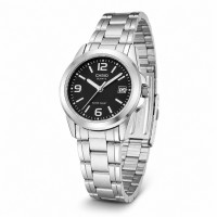 Жіночий годинник Casio LTP-1215A-1A — Класичний сталевий аксесуар з мінеральним склом та датою