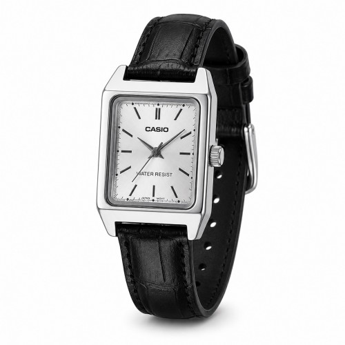 Купити Жіночий годинник Casio LTP-V007L-7E1 у класичному стилі з кварцовим механізмом та шкіряним ремінцем