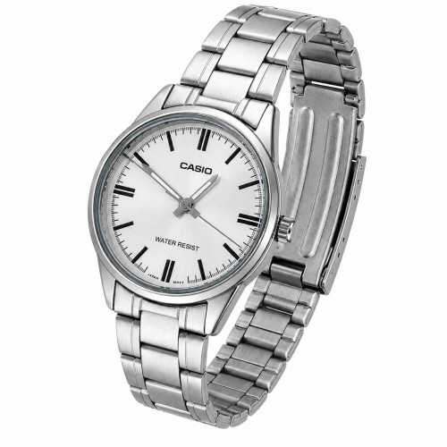 Купити Жіночий годинник Casio LTP-V005D-7A у класичному стилі, металевий браслет та мінеральне скло